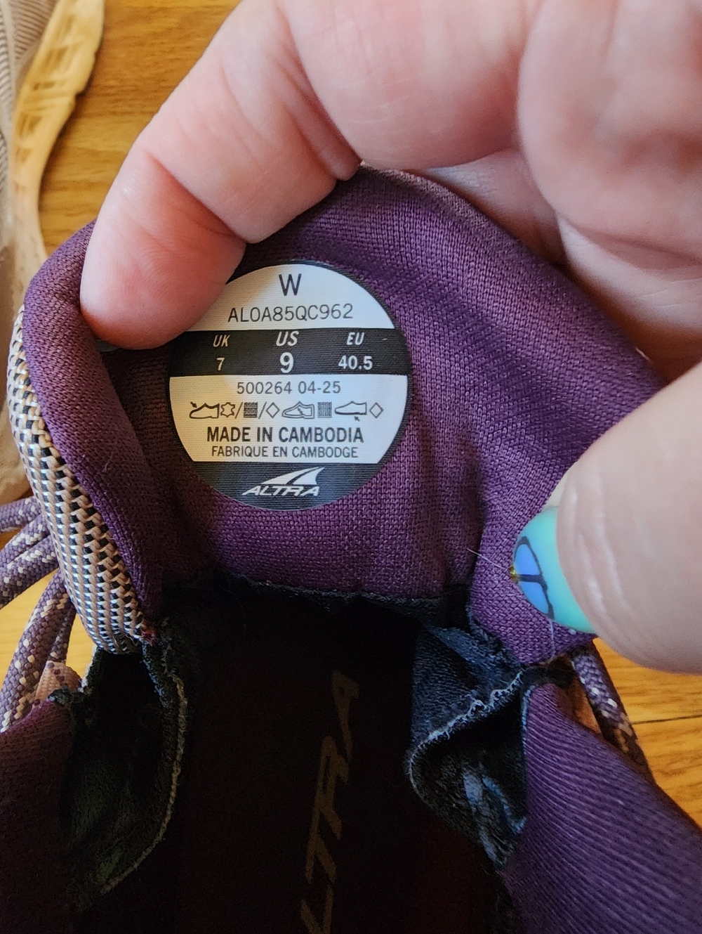 Altra Womens Timp 5 GTX Hiker Boots Size 9 Taupe Pink Outdoors Hiking Granola - Picture 6 of 11